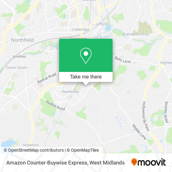 Amazon Counter-Buywise Express map