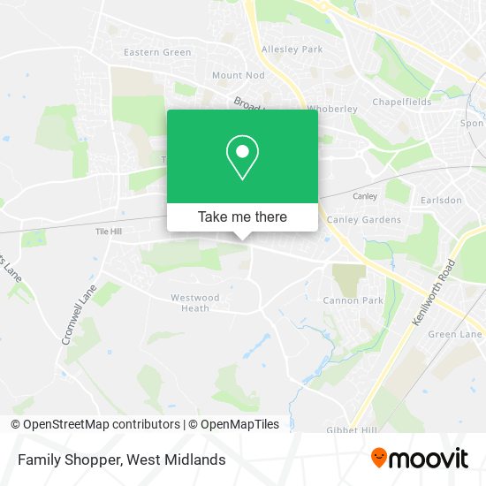 Family Shopper map