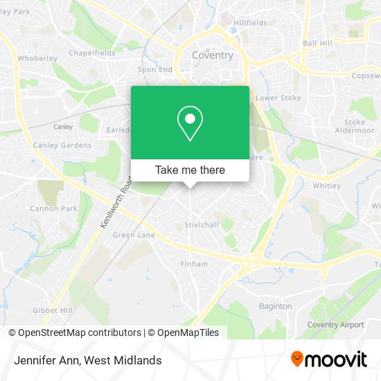 Jennifer Ann map