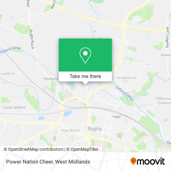 Power Nation Cheer map
