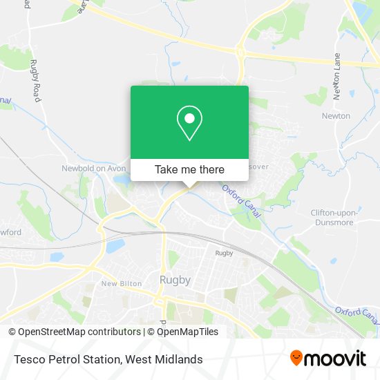 Tesco Petrol Station map