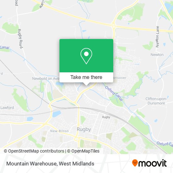 Mountain Warehouse map