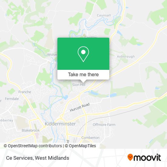 Ce Services map