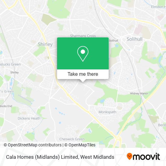 Cala Homes (Midlands) Limited map