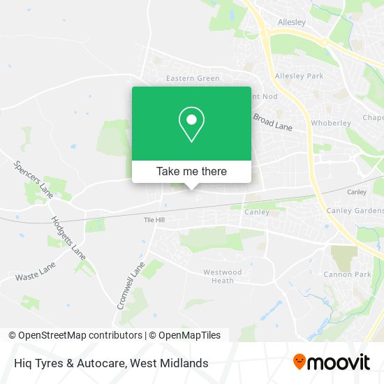 Hiq Tyres & Autocare map