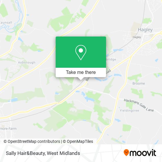 Sally Hair&Beauty map