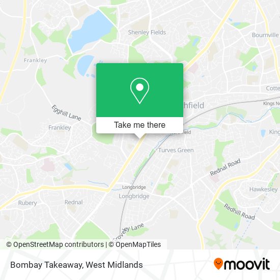 Bombay Takeaway map