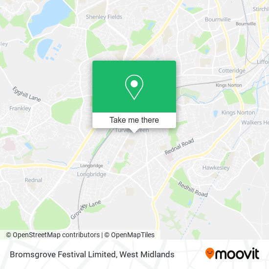 Bromsgrove Festival Limited map