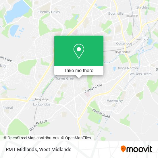 RMT Midlands map