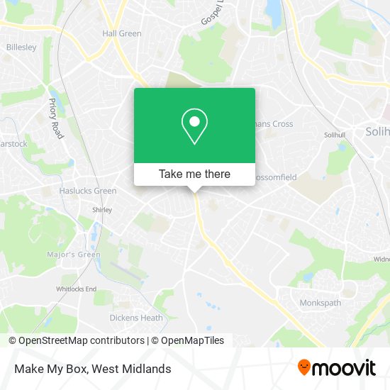 Make My Box map