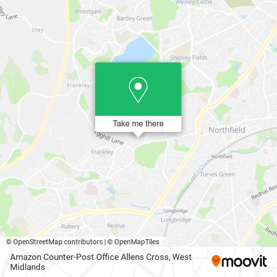 Amazon Counter-Post Office Allens Cross map