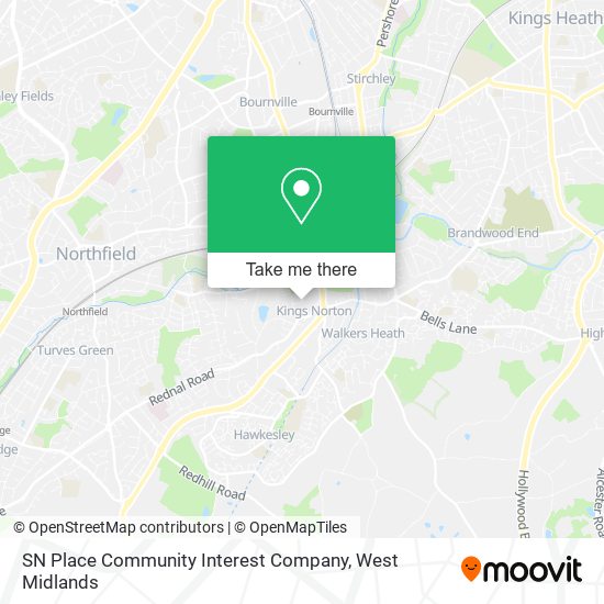 SN Place Community Interest Company map