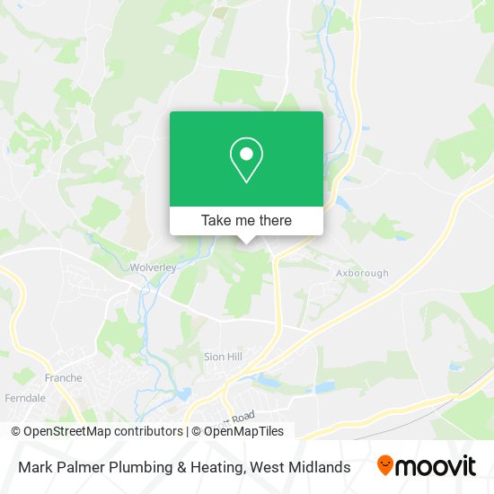 Mark Palmer Plumbing & Heating map