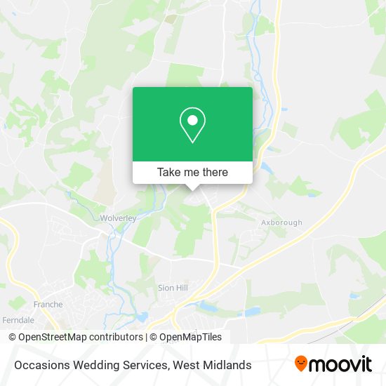 Occasions Wedding Services map