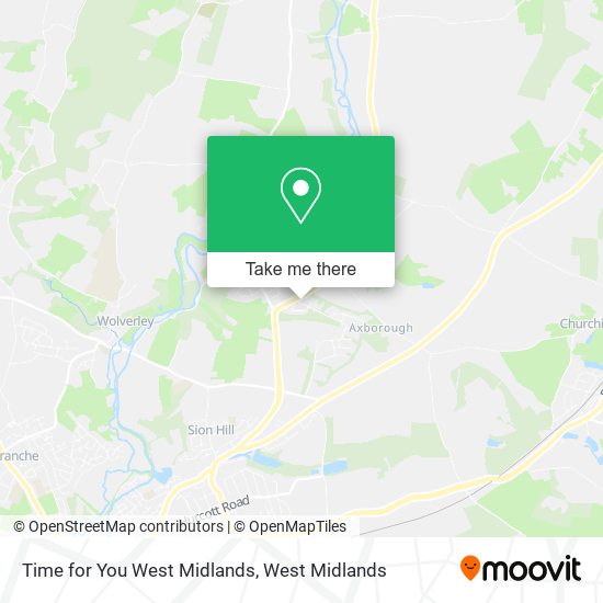 Time for You West Midlands map