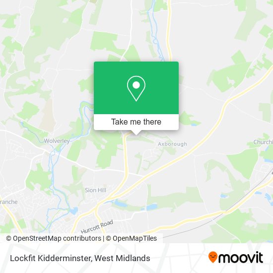 Lockfit Kidderminster map