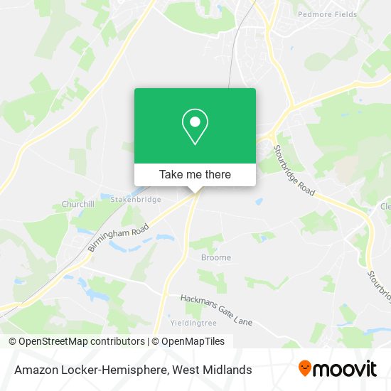 Amazon Locker-Hemisphere map