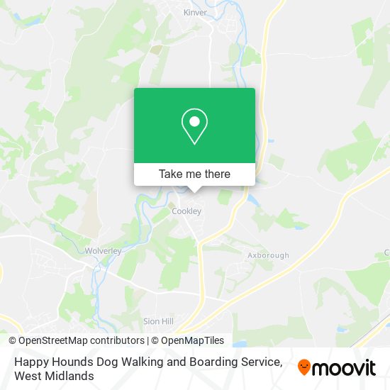 Happy Hounds Dog Walking and Boarding Service map