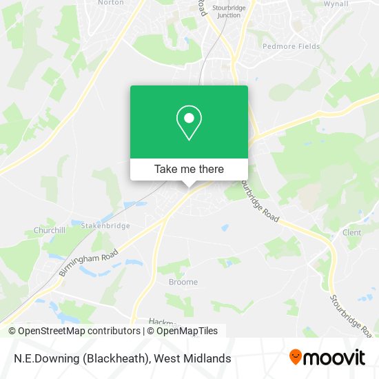 N.E.Downing (Blackheath) map