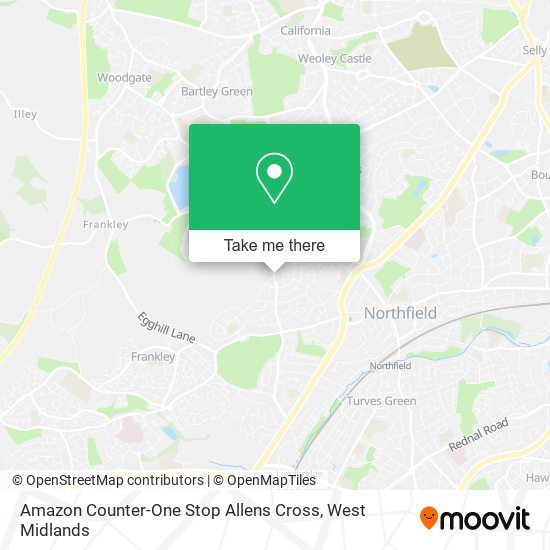 Amazon Counter-One Stop Allens Cross map