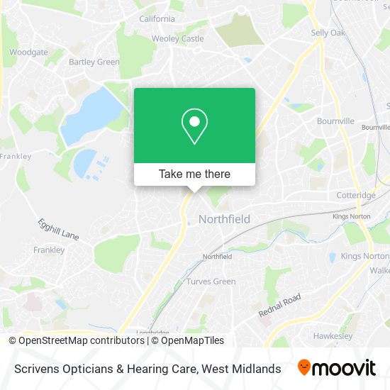 Scrivens Opticians & Hearing Care map