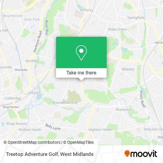 Treetop Adventure Golf map