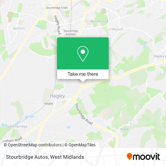 Stourbridge Autos map