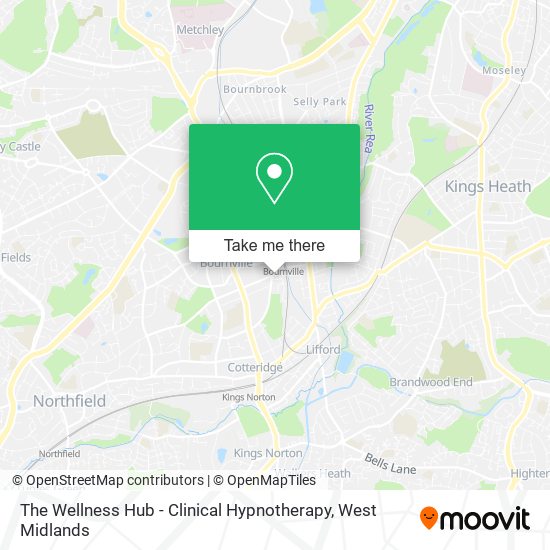 The Wellness Hub - Clinical Hypnotherapy map