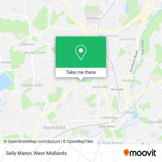 Selly Manor map