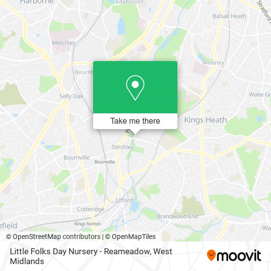 Little Folks Day Nursery - Reameadow map