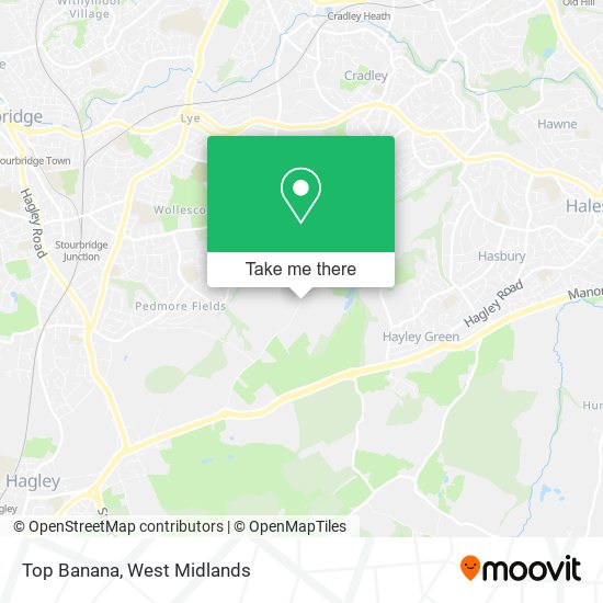 Top Banana map