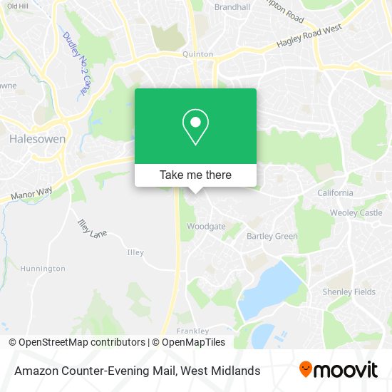 Amazon Counter-Evening Mail map