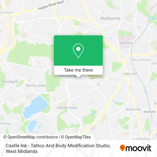 Castle Ink - Tattoo And Body Modification Studio map