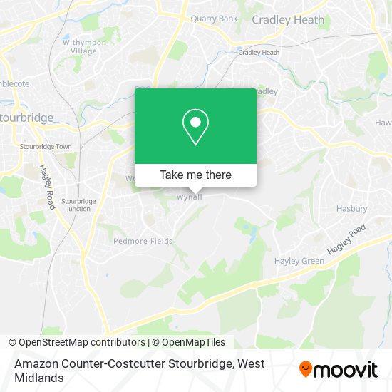 Amazon Counter-Costcutter Stourbridge map