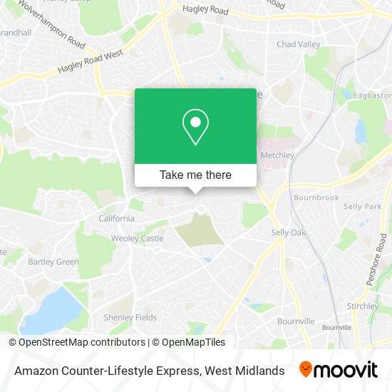 Amazon Counter-Lifestyle Express map
