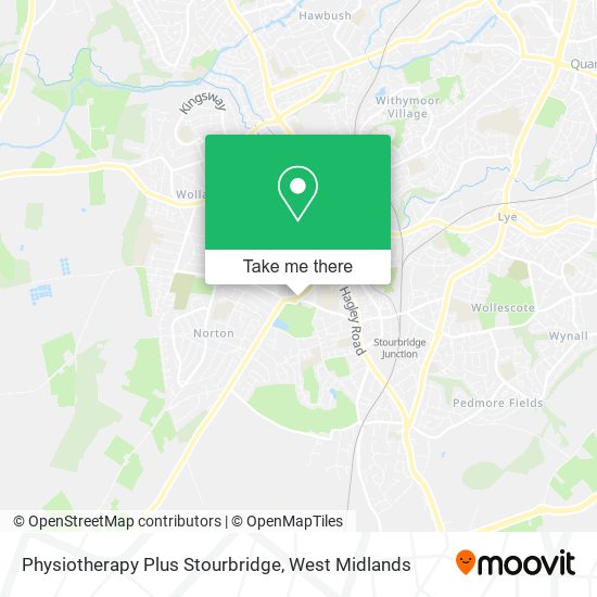 Physiotherapy Plus Stourbridge map