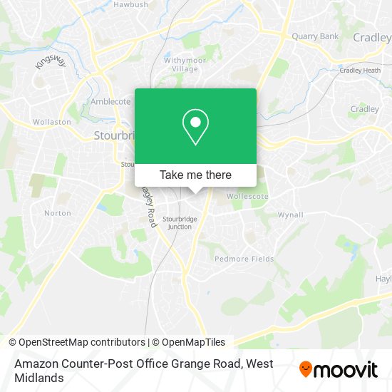 Amazon Counter-Post Office Grange Road map