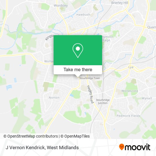 J Vernon Kendrick map
