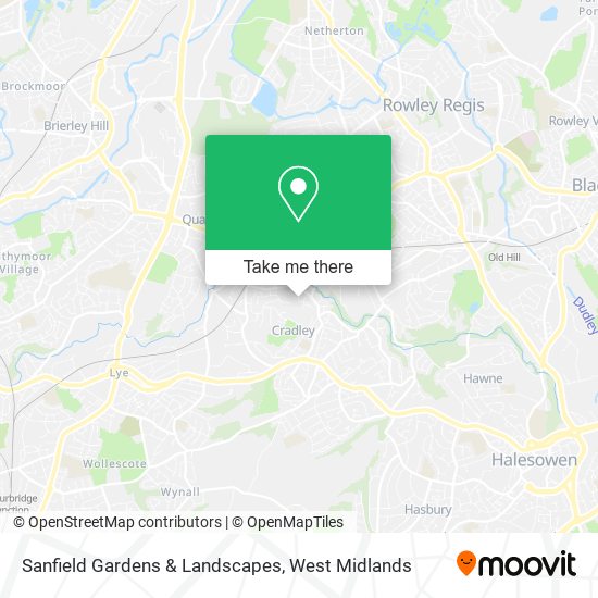 Sanfield Gardens & Landscapes map