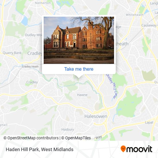 Haden Hill Park map