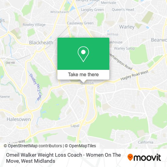 Omeil Walker Weight Loss Coach - Women On The Move map