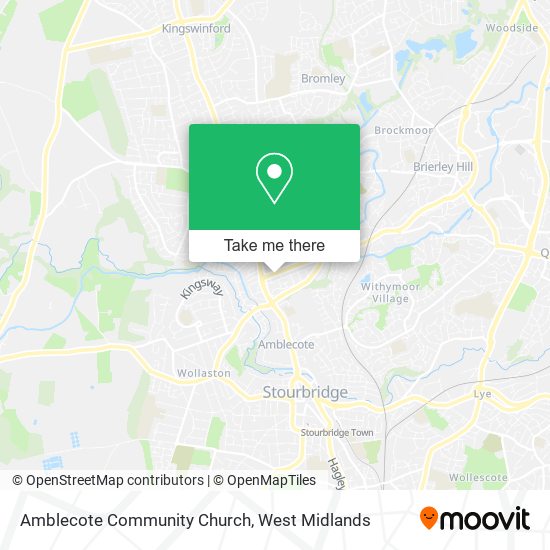 Amblecote Community Church map