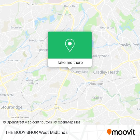 THE BODY SHOP map