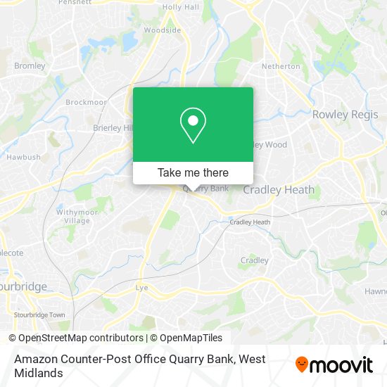 Amazon Counter-Post Office Quarry Bank map
