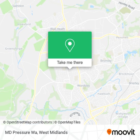 MD Pressure Wa map