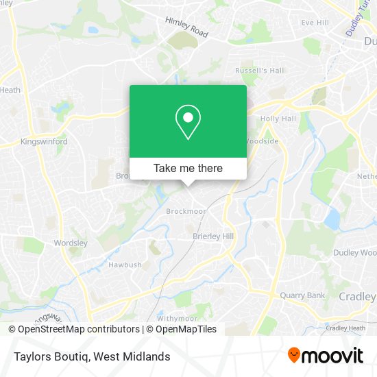 Taylors Boutiq map