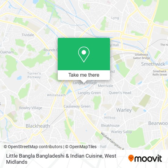 Little Bangla Bangladeshi & Indian Cuisine map