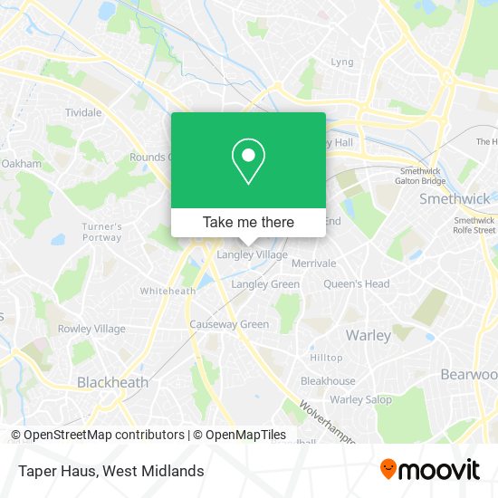 Taper Haus map