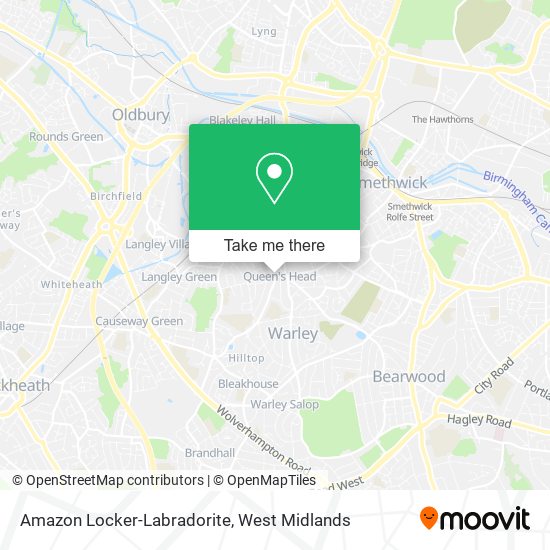 Amazon Locker-Labradorite map