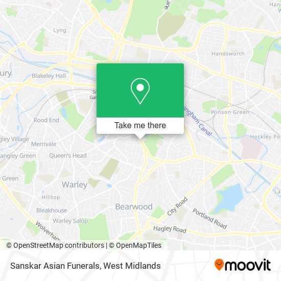 Sanskar Asian Funerals map